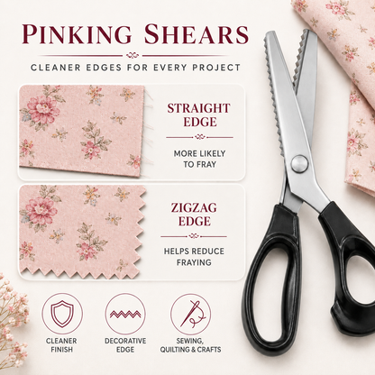 ✂️Stainless Steel Zig Zag Scissors with Serrated Teeth