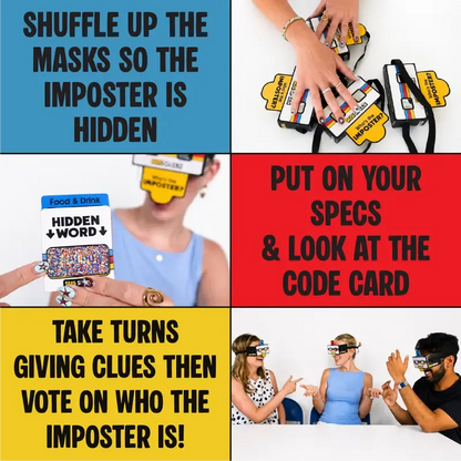 Lucky Egg Sus Specs - The Clueless Clue-Giving Imposter Game