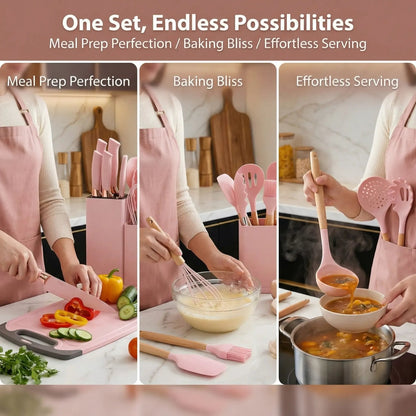 Hot Sale🔪 19-Piece Kitchen Knife & Utensil Set