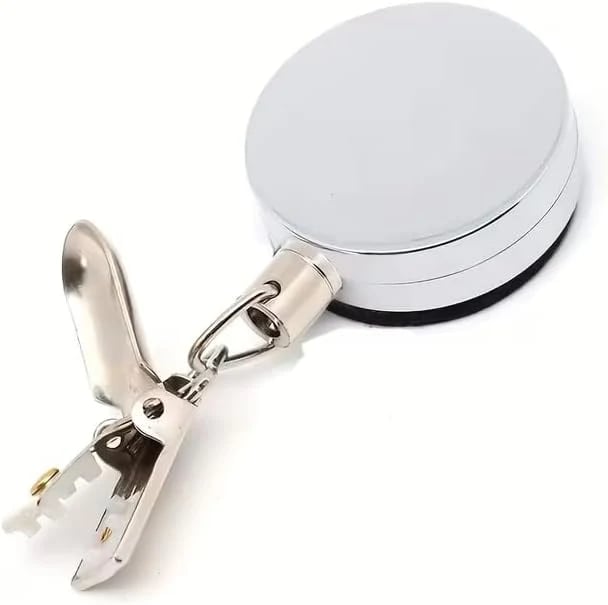 No-Drill Retractable Towel Holder Clips — Self-Adhesive, Space-Saving