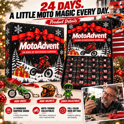 Motocross Lover Advent Calendar | 24 Days of Rider Themed Gifts, No Candy Fillers