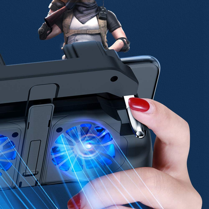 Mobile Phone Cooling Game Controller |Play Longer With Powerful Dual-Fan Cooling
