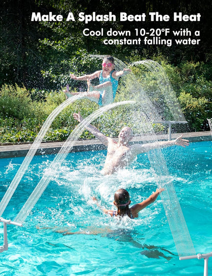 ✨Pool Fountain - Dual Spray Water Fountains for Above Ground🔥