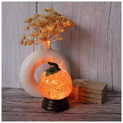 ✨ EARLY HALLOWEEN 49% OFF 🎃Glitter Lighted Pumpkin Snow Globe