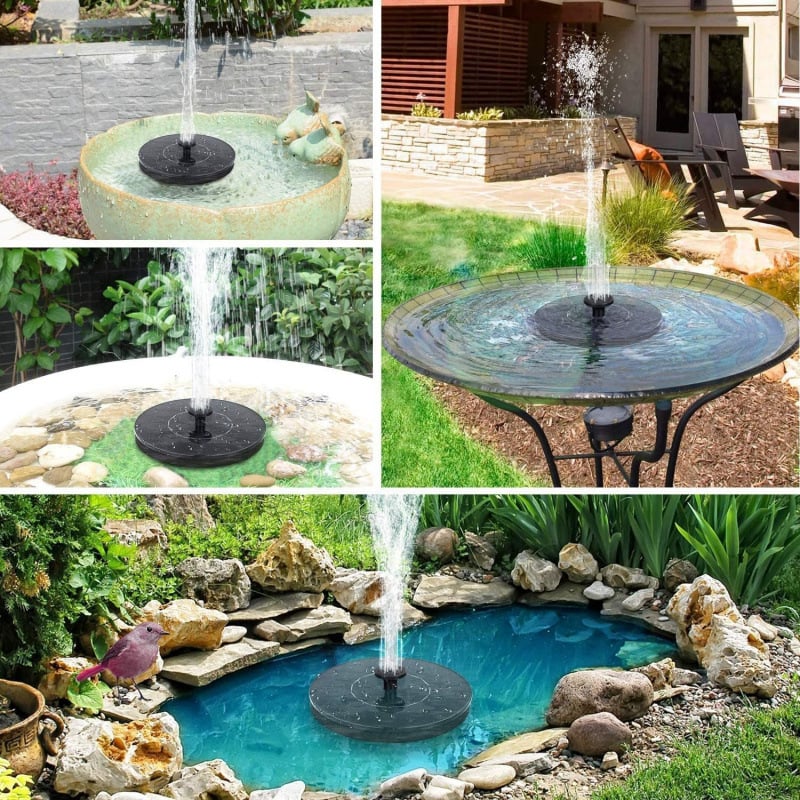 🔥Last Day 49% OFF - ⛲🐦Floating Solar Bird Bath Fountain with Multiple Spray Nozzles