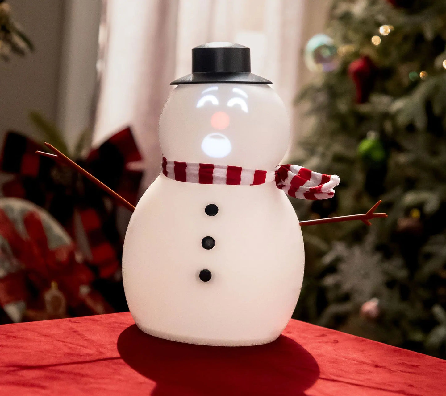 12" Animated Talking Snowman with Speaker & LED