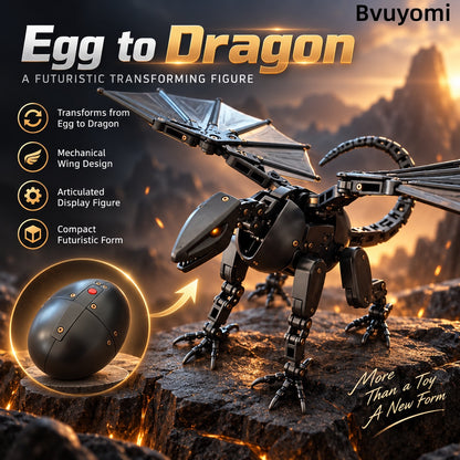 This Egg Transforms Into a Dragon! 🐉 2-in-1 Mechanical Dragon Figure