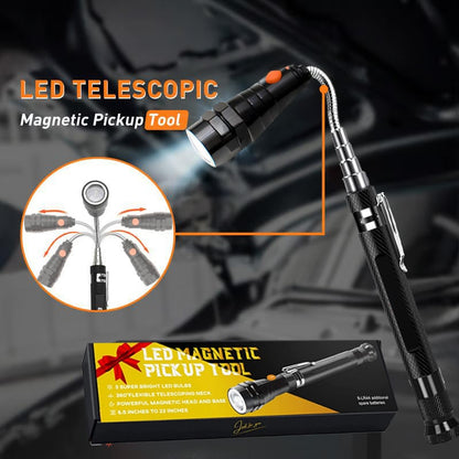 🔥LAST DAY 50% OFF - 🛠️🔦USB Rechargeable LED Telescoping Magnetic Pickup Tools