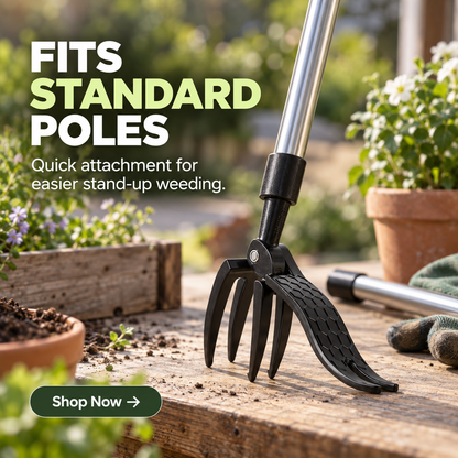 Stand-Up Weed Puller – Remove Weeds by the Root Without Bending