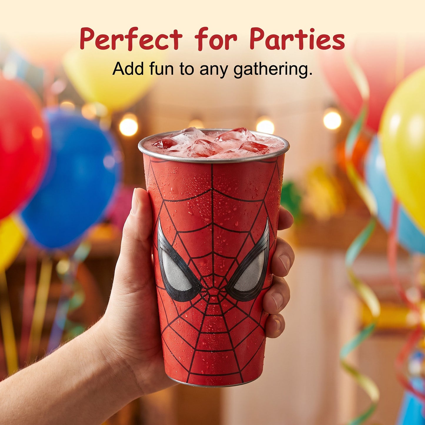 🕷 Spider Hero Color-Changing Tumbler
