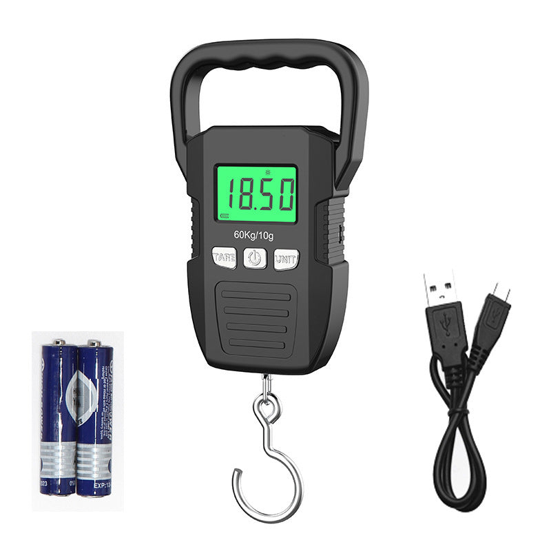 50kg Digital Luggage Scale – Rechargeable Travel Weight Checker ✈️