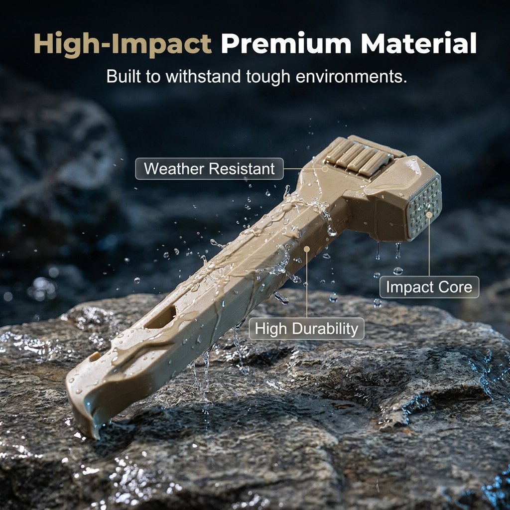 🔨2-in-1 Tent Stake Hammer with 8 Stakes