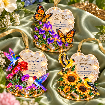🪽 Angel Wings Heart Christmas Ornaments – 6 Inspirational Holiday Keepsake Designs