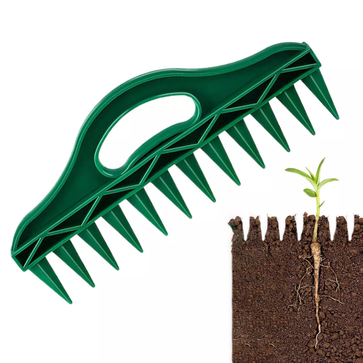 🌱Precision Seed Spacer — 12-Hole Garden Seeder for Perfect Rows