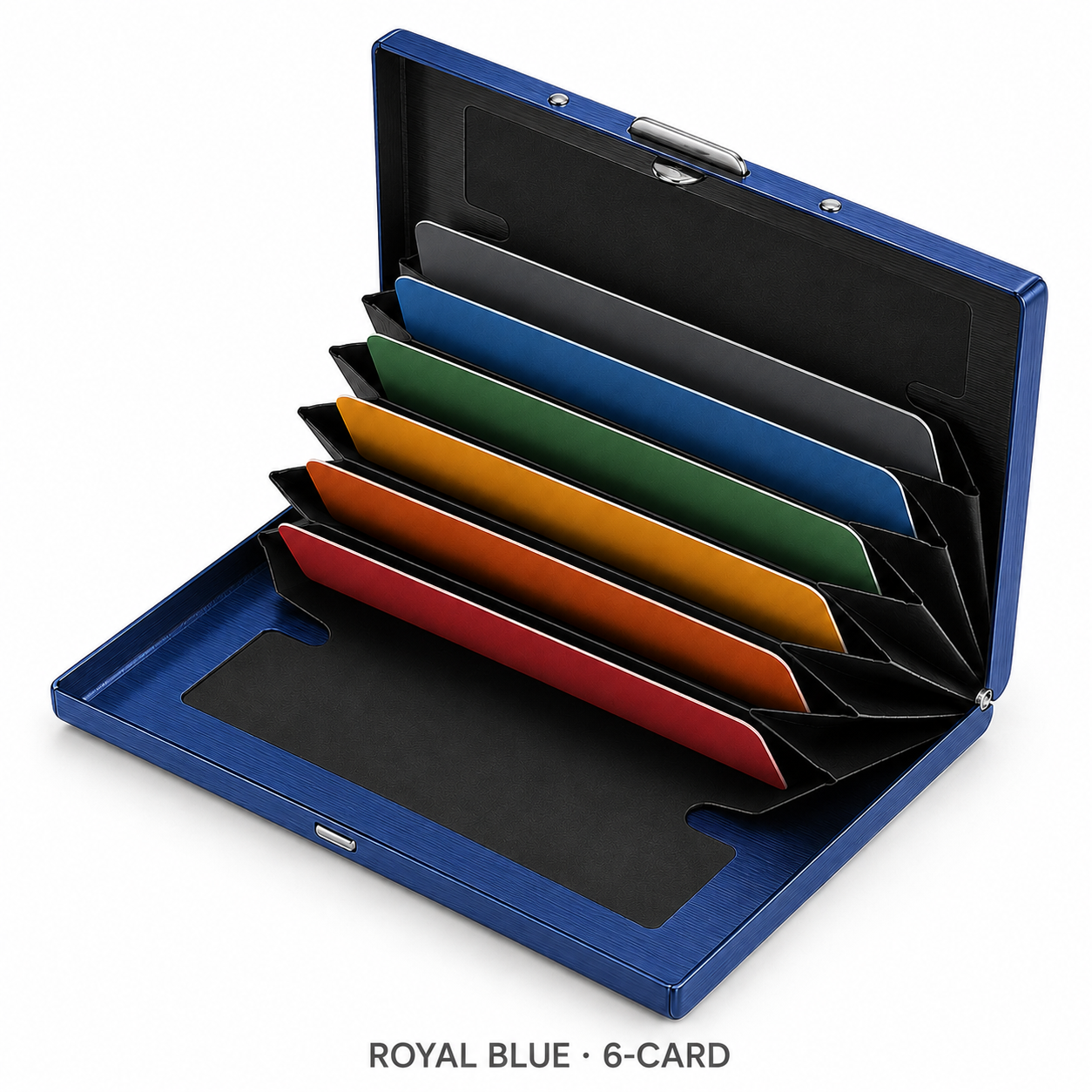 🔒RFID-Blocking Stainless Steel Card Wallet – Organized, Secure & Pocket-Ready
