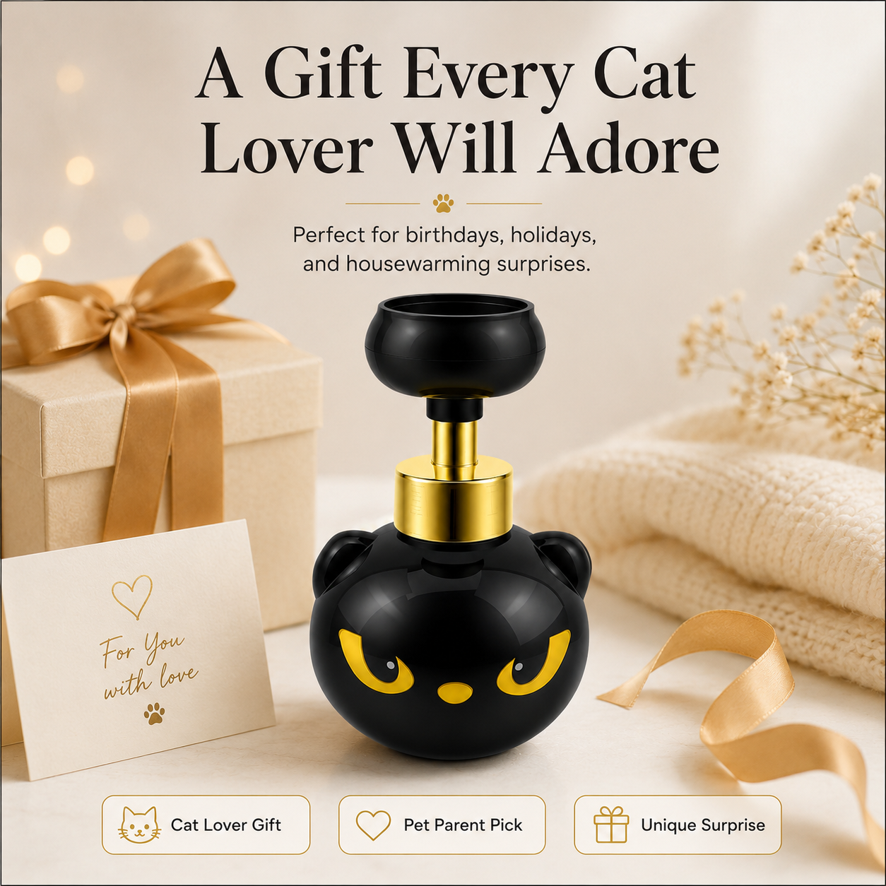 🐾Cat Paw Foam Soap Dispenser-Pressing a Paw and Getting a Smile Back