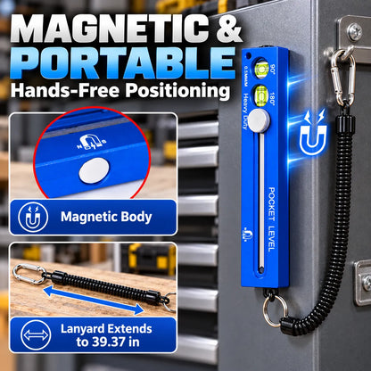 📏Multifunction Measuring Gauge & Level — Measure, Align & Mark with Precision!