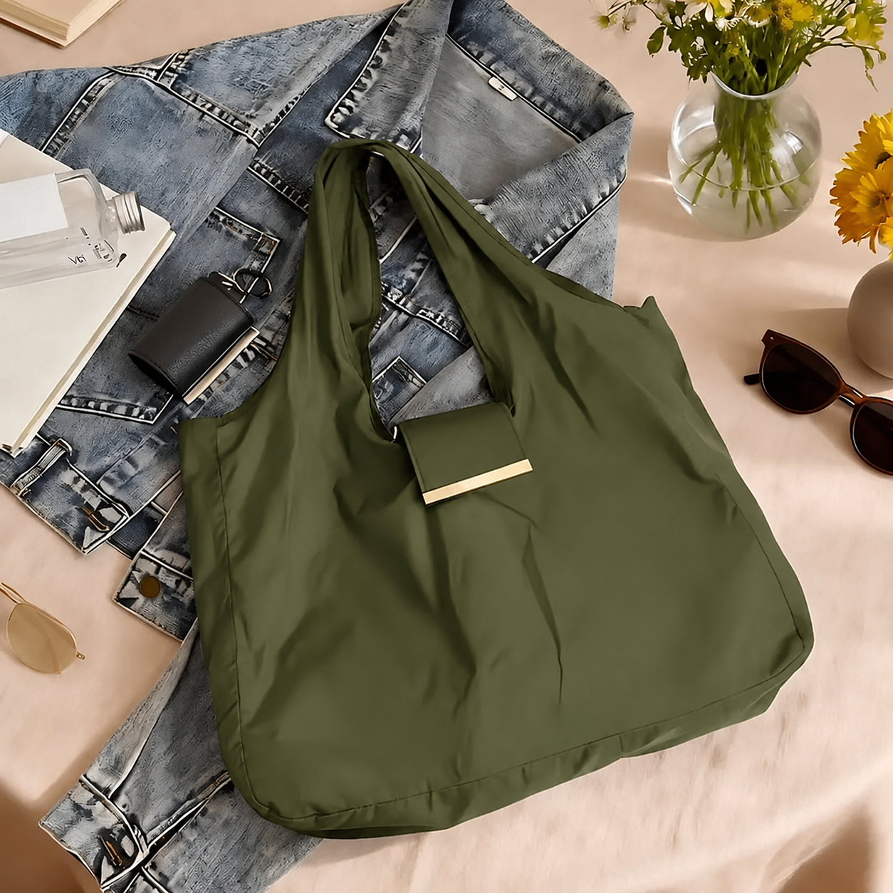 🔥Special Offer | Only $19.99✨Foldable Keychain Bag Reusable Grocery Bags