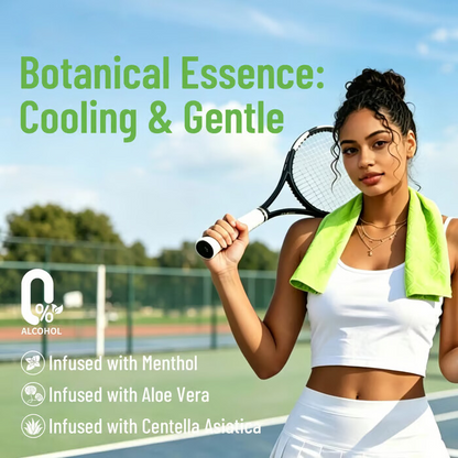 Menthol Cooling Towels & XL Cooling Wipes for Outdoor Summer Use