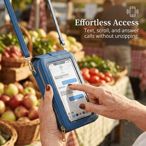 📱 Touchscreen Crossbody Phone Bag – Hands-Free Phone Wallet & Purse