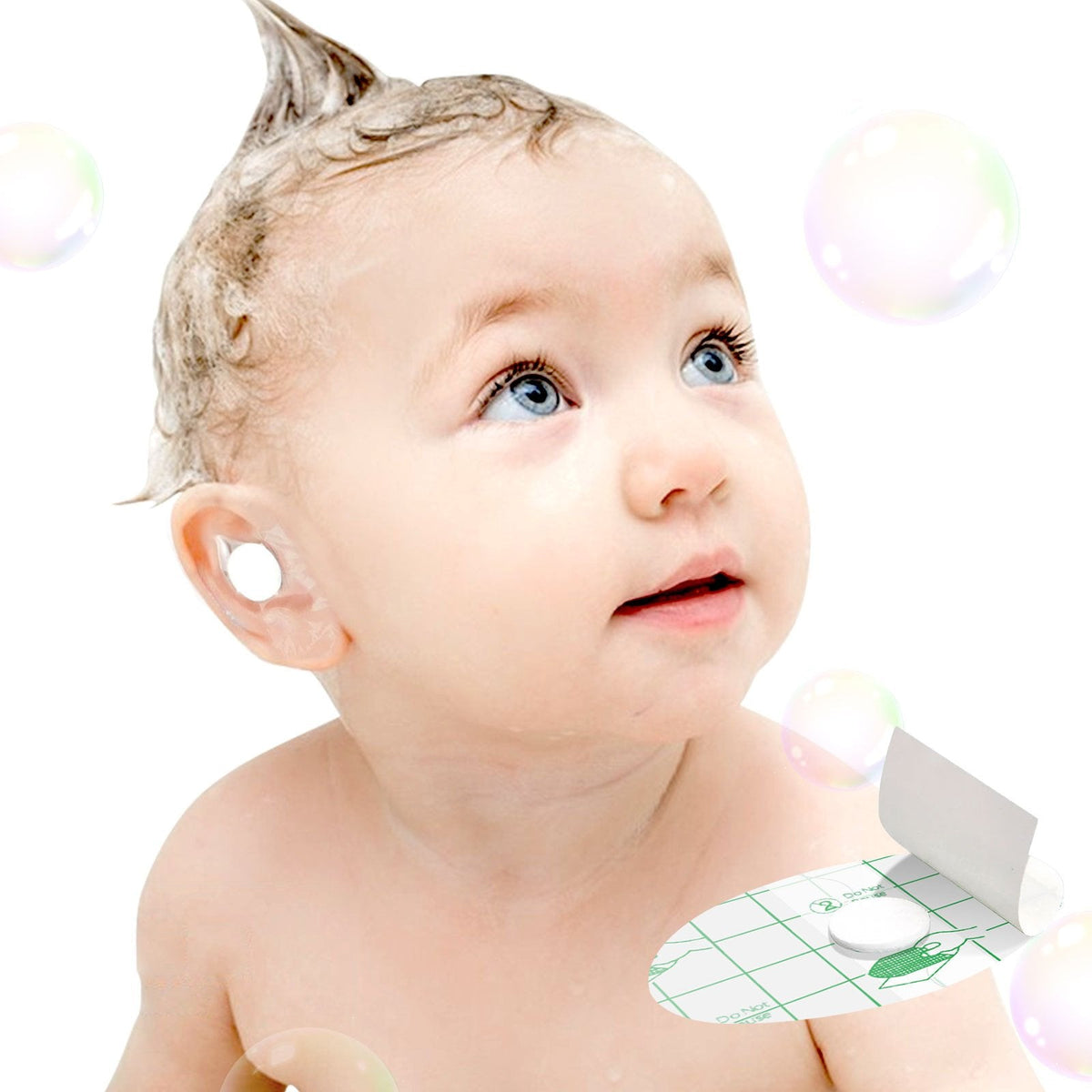 Waterproof Ear Cover Patches – Make Bath & Swim Time Easier