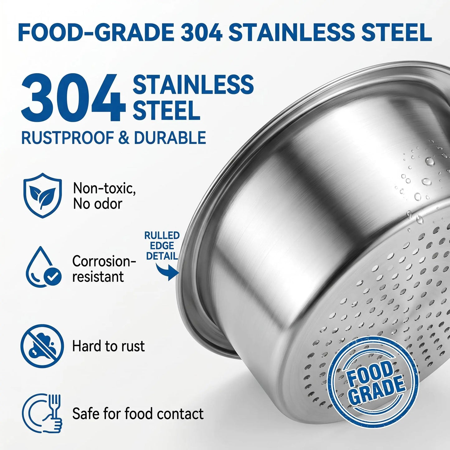 🦢💧Stainless Steel Swan Sink Strainer Basket