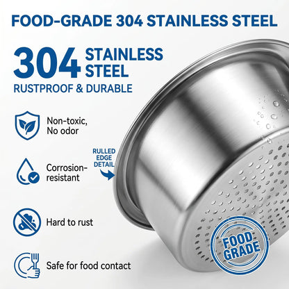🦢💧Stainless Steel Swan Sink Strainer Basket