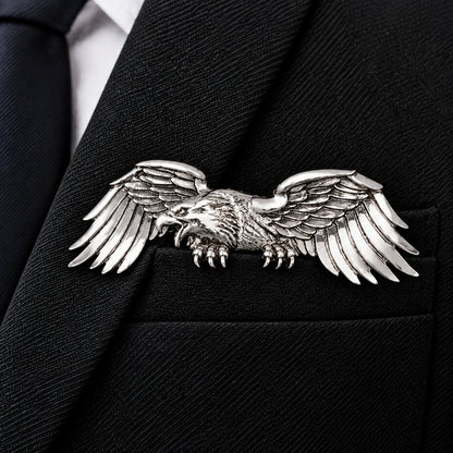 🐊✨ Luxury Sculpted Animal Brooch – Premium Statement Piece for Suits & Blazers