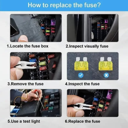🚗🔥306PCS&Car Blade Fuse Assortment Set