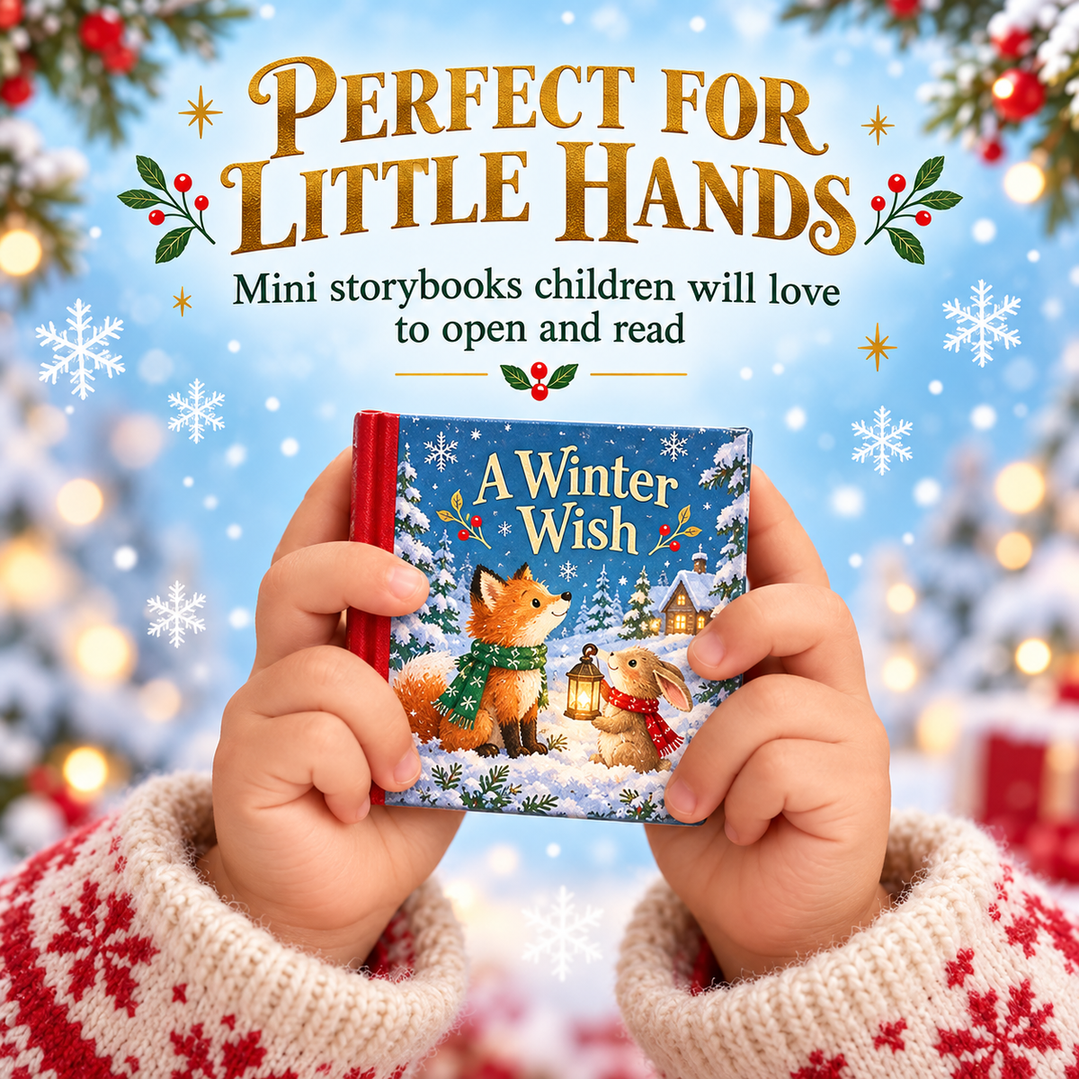 🎄✨ 24 Mini Books Advent Calendar – Forest Friends Christmas Storybook Collection | Daily December Reading Gift for Kids & Families 📚