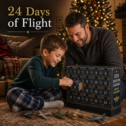 24-Day Aviation Advent Calendar – 24 Collectible Aircraft Surprises