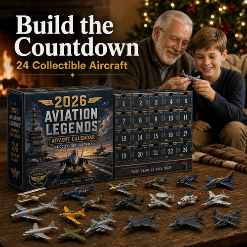 24-Day Aviation Advent Calendar – 24 Collectible Aircraft Surprises