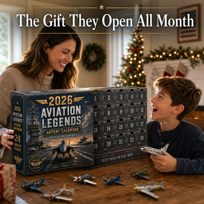 24-Day Aviation Advent Calendar – 24 Collectible Aircraft Surprises