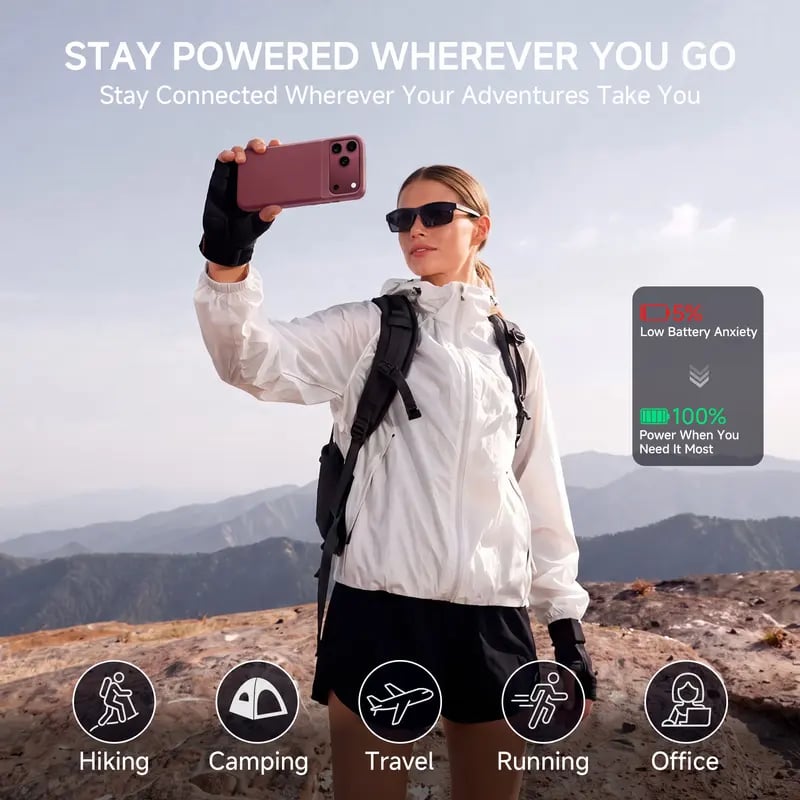 🔋 PinkBird Power Case – Protective Charging Phone Case with Backup Battery & Type-C Connectivity