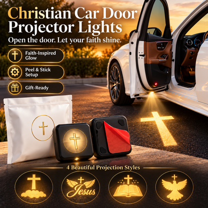 Christian Car Door Projector Light – Faith-Inspired Welcome Glow