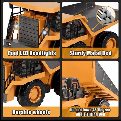 🚜 RC Construction Vehicles – Excavator, Loader, Bulldozer & Dump Truck