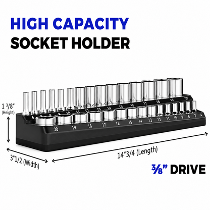 🔧Magnetic Socket Organizer-Find Every Socket Instantly