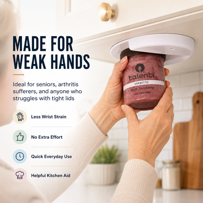 🔓 Under-Cabinet Jar Opener – Easy-Grip Lid Opener for Effortless Kitchen Use