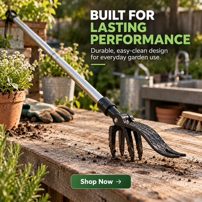 Stand-Up Weed Puller – Remove Weeds by the Root Without Bending