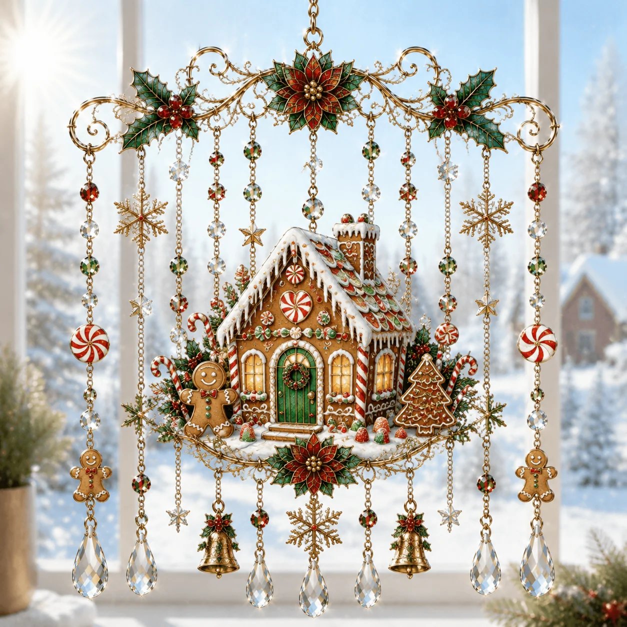 🔔Christmas Wind Chime-🎄Sound of Christmas Gently Ringing in Your Window