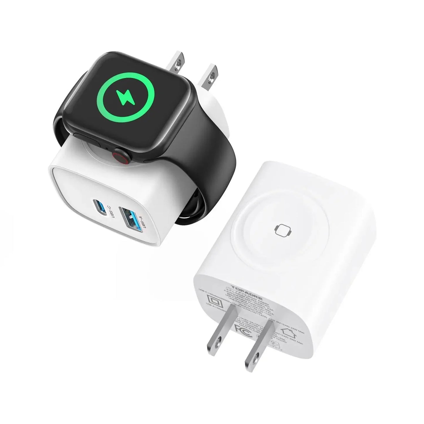 3-in-1 Magnetic Wireless Wall Charger | 20W PD Fast Charge with Cable