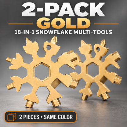 ❄️ 50% OFF 18-in-1 Snowflake Multi-Tool – Your Pocket-Sized Toolbox