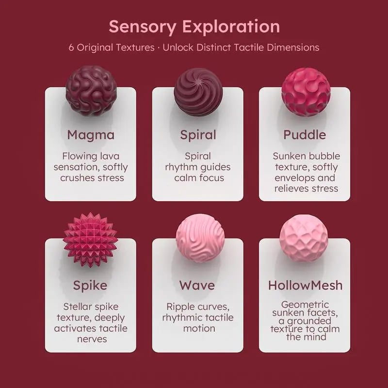Silicone Magnetic Fidget Ball Set