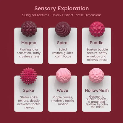 Silicone Magnetic Fidget Ball Set