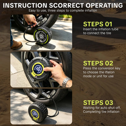 Tire Inflator Portable Air Compressor