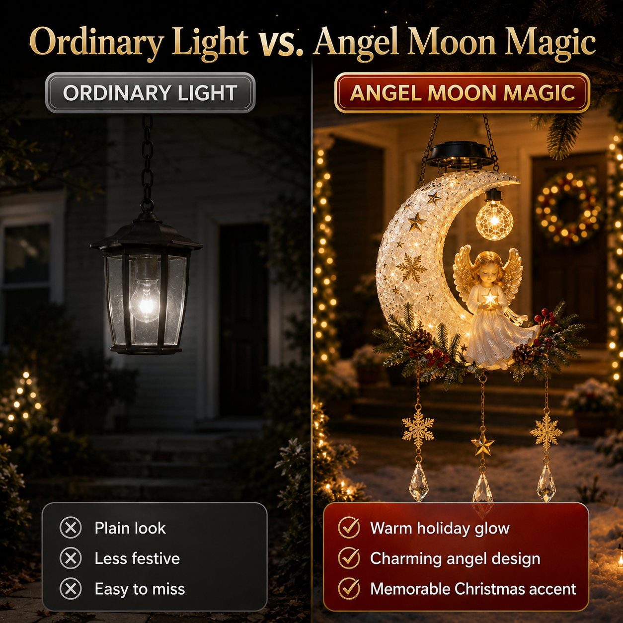 🔥Hot Sale 49% OFF👼 Christmas Angel Moon Light