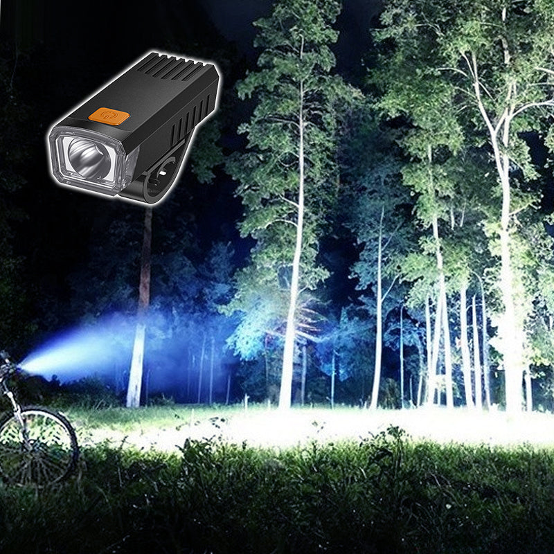 Rechargeable Wide-Angle Bike Headlight – See More of the Road After Dark