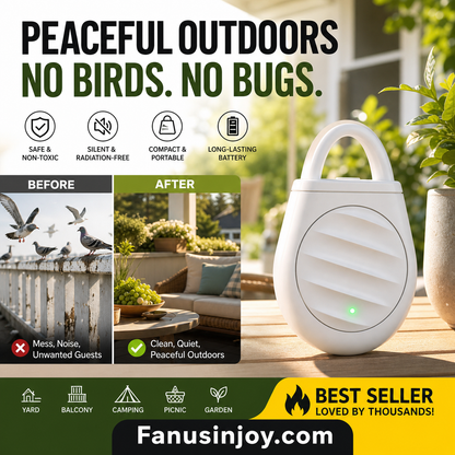 🐦Portable Ultrasonic Bird Repellent Keychain-No more trouble from birds, beasts and locusts