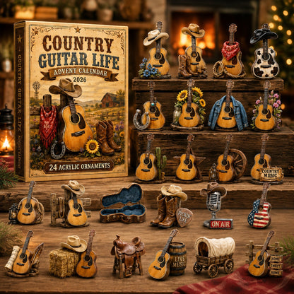 Country Guitar Life Advent Calendar 2026 - 24-Day Festive Countdown