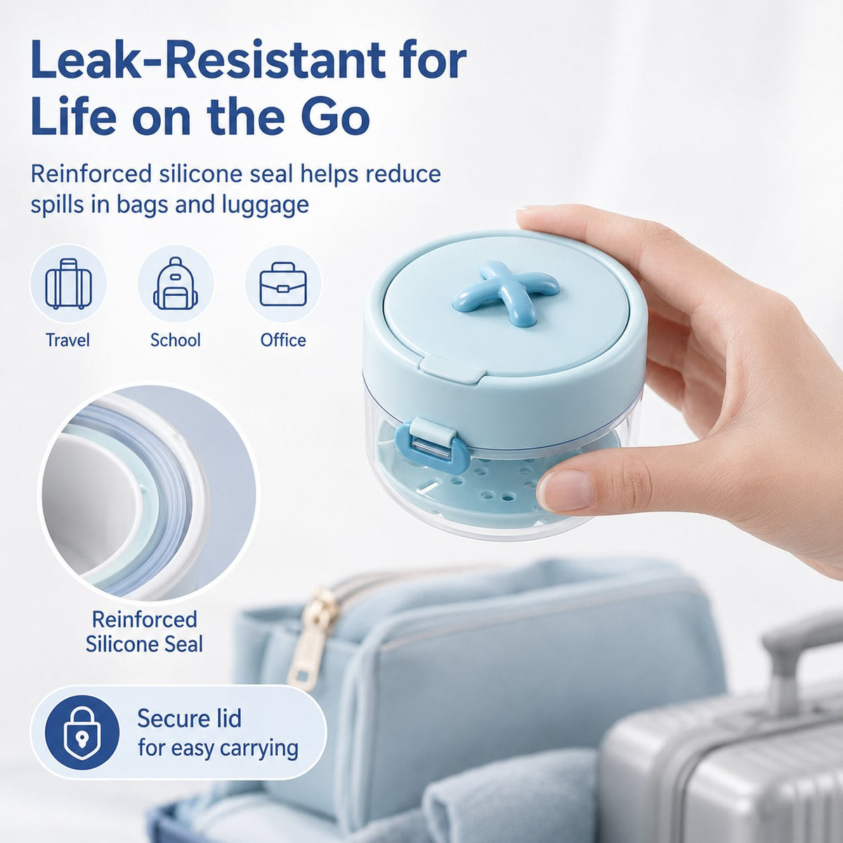 3-in-1 Retainer Case – Soak, Drain & Store